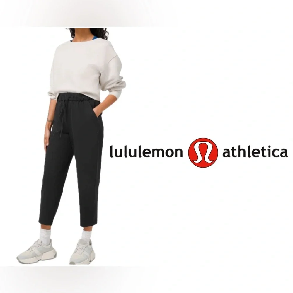 NWOT Feb 2022 Lululemon Keep Moving Crop *High Rise, 23" - Picture 1 of 10